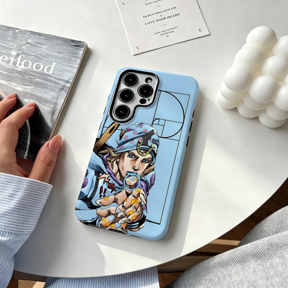 Samsung Galaxy S25 - غطاء هاتف أنيمي J-JOJO Steel Ball
