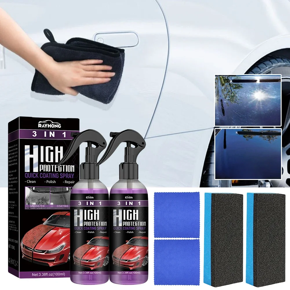 Nano Liquid Coating - 3 في 1 سيارة السيراميك نانو