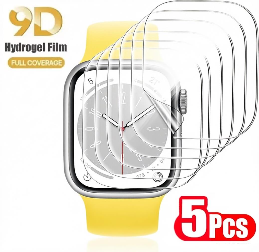 5 قطع من غشاء الهيدروجيل لساعة - مراجعة Hydrogel Screen Protector وسعره