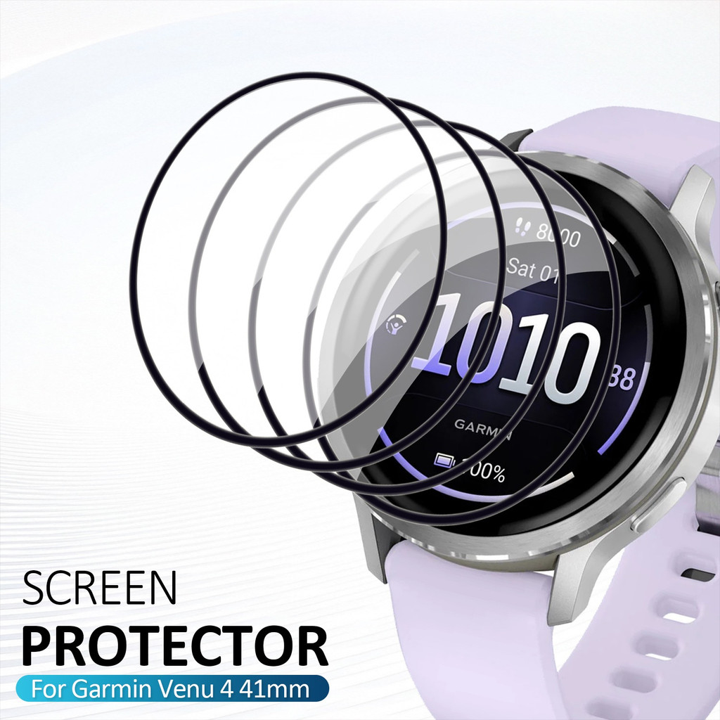 4 قطع من واقيات الشاشة عالية ا - مراجعة Smartwatch Screen Film وسعره
