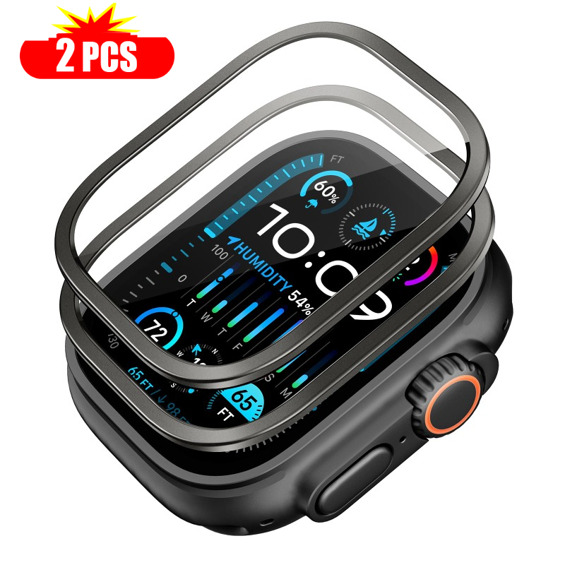 2 قطعة الزجاج المقسى لساعة أبل - مراجعة Smartwatch Screen Film وسعره